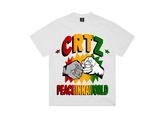 Corteiz Peaceinnaworld T-Shirt - White (SS24)